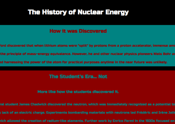 Nuclear Energy Wiki Page